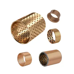 cusn6 bronze wrapped bushing alsn20cu split bush drive shaft flange jdb cooper bush placas de bronze oiles plain bearing