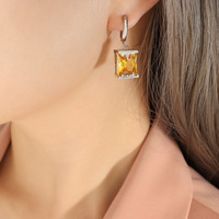 Pendientes de Acero Inoxidable 316L con Diseño de Lámpara de Aceite, Personalizados, con Baño de Oro PVD de 18k, Joyería de Moda para el Día a Día