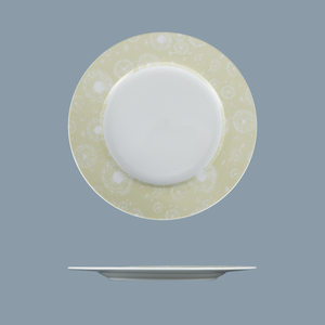 Assiettes en Porcelaine Fine P&T Motif <span class=keywords><strong>Pissenlit</strong></span>, Vaisselle Ronde de 8 et 10,5 Pouces pour Hôtels, Banquets, Traiteurs, Vente en Gros - Product Image 5