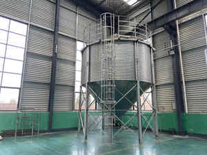3-30 tonnes Mini Pellet Silo pour la vente Silo d'alimentation à 60 degrés - Product Image 4