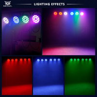 Nouvel éclairage LED Par pour DJ, discothèque, KTV, soirée, avec contrôle DMX, 18 projecteurs RGBW RGBWA RGBWAUV, blanc ambre
