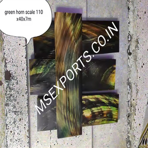 Escala de cuerno de búfalo pulido duradero, estilo de Cruz náutica, arte religioso, artesanías decorativas verdes ecológicas, artesanías naturales - Product Image 2