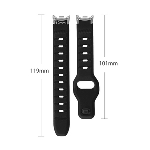 <span class=keywords><strong>Bracelet</strong></span> Sport pour Xiaomi Mi Smart Band 8 9 10 Édition Céramique, Style Grain de Riz, Léger, en Silicone, à Libération Rapide - Product Image 4