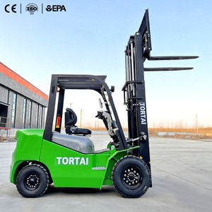 מכירת מפעל במחיר נמוך מלגזה דיזל 2.5 טון מלגזה גלגלית 1.5 2 2.5 3 3.5 טון מלגזה דיזל משלוח חינם - Product Image 1