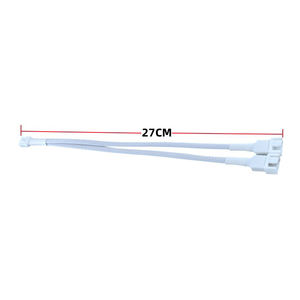 Dapat disesuaikan 4-Pin PWM kipas Splitter kabel 1 untuk 2 Motherboard CPU Cooler ekstensi kawat Dual Fan y-adapter dengan kontrol kecepatan - Product Image 3