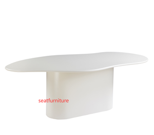 Tavolo da Pranzo Moderno in Legno Irregolare a Forma di Nuvola, Verniciato con 3 Strati di Primer + Lacca + Finitura - Product Image 3