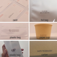 Nouvelle mini-imprimante à jet d'encre portable Faith pour l'impression de dates sur le plastique