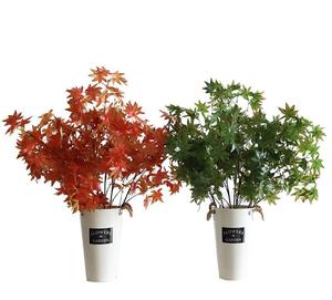 Plante Artificielle d'Extérieur en Gros, Faux Feuillage de Haute Qualité pour Décoration de Jardin, Décoration de Bureau Thème Jungle, <span class=keywords><strong>Feuille</strong></span> Artificielle de Chine - Product Image 1