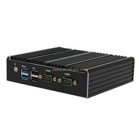 Mini PC Industrial Sin Ventilador a Precio Económico con Win 10 11 Server Linux Integrado Router 2 LAN Doble X86 Celeron N2840 J1900 J4125