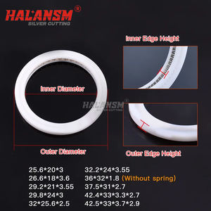 HALANSM AG 1064nm pour joint d'étanchéité de lentille de fenêtre de protection, joint torique, rondelle, nouveau PTFE blanc, tête de tube laser <span class=keywords><strong>CO2</strong></span>, garantie 3 mois, Chine - Product Image 3