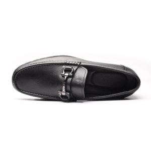 Zapatos de cuero para hombre, informales de negocios, de cuero genuino, con suela gruesa, mocasines que aumentan la altura, cómodos, duraderos y elegantes. - Product Image 6