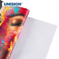 Film textile translucide pour boîte à lumière rétroéclairée UV, rouleaux de tissu pour boîte à lumière