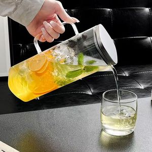 <span class=keywords><strong>เหยือก</strong></span>น้ำแข็งคุณภาพสูงทรงสี่เหลี่ยมสำหรับนมและน้ำผลไม้ ขนาด 1 ลิตร 1.3 ลิตร <span class=keywords><strong>เหยือก</strong></span>แก้วมีหูจับ <span class=keywords><strong>เหยือก</strong></span>น้ำแก้วสำหรับใช้ในบ้าน ฝาปิดสแตนเลส - Product Image 6