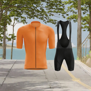 เสื้อจักรยานสำหรับผู้ชาย GJ QXF01 สำหรับกิจกรรมกลางแจ้ง แห้งเร็ว ผลิตจากผ้าสแปนเด็กซ์/โพลีเอสเตอร์ ถักทออย่างดี เหมาะสำหรับปั่นจักรยานเสือภูเขา - Product Image 3