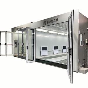 BOSCAR 가열 자동차 스프레이 부스 빠른 건조 및 경화 럭셔리 8m * 4.2 * m * 3.4m 전기 난방 자동차 파인트 룸 - Product Image 1