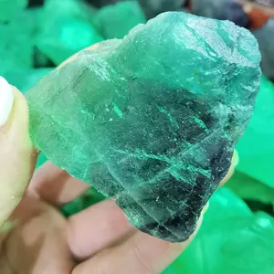 Fluoriet Ruwe Steen Groothandel Hoge Kwaliteit Natuurlijke Groene Ruwe Minerale Specimen Quartz Crystal
