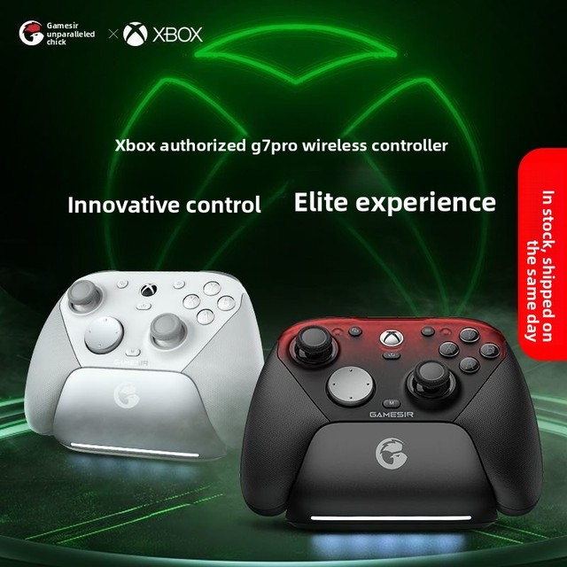 Geshi Xiaoji G7 Pro Wireless Game Controller with Vibration & Somatosensory Feedback for /PC/Steam/Android Cloud Gaming