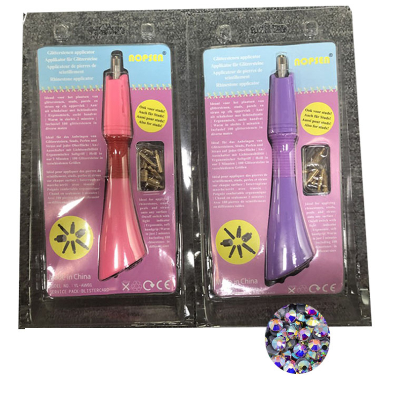 Аппликация ручной работы с бусинами, Кристаллами, сердечками, стразами