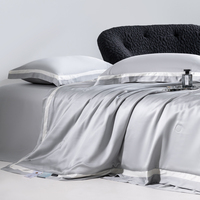 Parure de lit de luxe en Lyocell Tencel, ensemble de literie Tencel, ensemble de couette, sensation rafraîchissante, couverture d'été, taille King