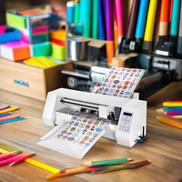 Máquina cortadora de troquelado A3 + de alimentación automática, trazador de pegatinas artesanales digitales de escritorio personalizable para etiquetas de embalaje