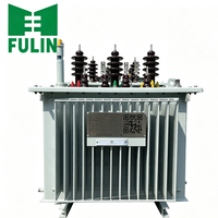 Transformateur de distribution fiable 50 kVA à double enroulement, immergé dans l'huile, S20-M, 10 kV, triphasé, 400 V, pour transmission de puissance