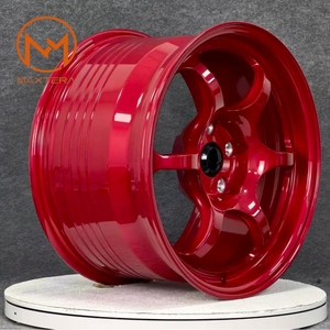 Jantes de voiture de tourisme Maxtera forgées sur mesure de style Advav <span class=keywords><strong>R6</strong></span> rouges pour Civic TypeR WRX STI GR86 <span class=keywords><strong>Golf</strong></span> BMW M2 M3 M4 Mustang, jantes en alliage - Product Image 2