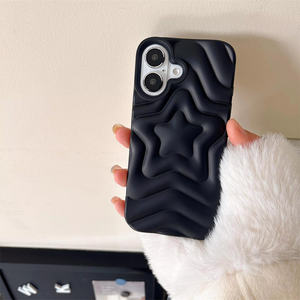 <span class=keywords><strong>Coque</strong></span> de téléphone en TPU souple à motif d'étoiles mignonnes 3D <span class=keywords><strong>pour</strong></span> <span class=keywords><strong>iPhone</strong></span> <span class=keywords><strong>13</strong></span> 14 15 16 <span class=keywords><strong>Pro</strong></span> <span class=keywords><strong>Max</strong></span> <span class=keywords><strong>Coque</strong></span> antichoc élégante de couleur unie mate - Product Image 6
