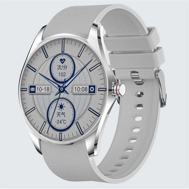 V36 Ultra-Thin Android Sports Fashion Smartwatch AI Voice Assistant IP67 TFT Display Wireless Charging 5-10 Days Battery Life