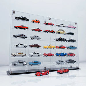 Acrylic Wall Mounted Display Case 1/64 Diecast Cars 56 Slot Collector Shelf Compatible with Hot Wheels and <strong>Matchbox</strong> <strong>Collection</strong> - Product Image 6