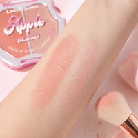 ODM Private Label Apple Blush Compact Poudre Lisse et Estompable Éclat Radieux Application Facile Maquillage pour Filles E-commerce