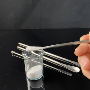 Cuchara de Muestreo de Doble Extremo de Acero Inoxidable para Uso en Laboratorio, Ecológica, Color Natural, OEM ODM - Product Image 1