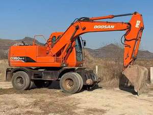 Excavadora de ruedas usada Doosan 150W DH150W DH150W-7 / Motor coreano de segunda mano Doosan DH 150 150W-7 Doosan150 - Product Image 3