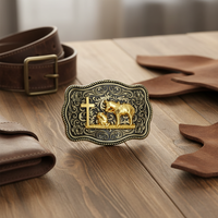 2026 <strong>Best</strong> <strong>Sellers</strong> Luxury Western Metal Belt Buckles in Stock Antique Bronze Bull Head 3D Relief <strong>Custom</strong> Logo Cowboy Accessories