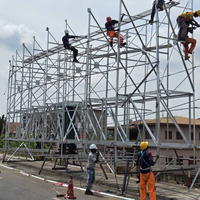 Structure en acier personnalisé extérieur galvanisé entretien publicité entreprise panneau d'affichage au Ghana