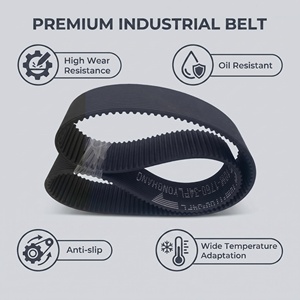 Courroie multi-nervures 8M1760-20PK pour moulin à farine, haute résistance à l'abrasion, sans saut de courroie, faible bruit, pour équipement de traitement des céréales, OEM - Product Image 4