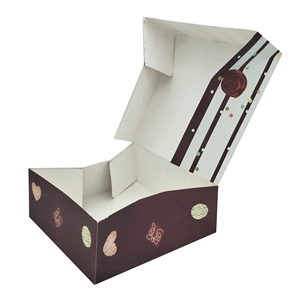 Sacs-cadeaux en papier kraft écologique personnalisé avec ruban Boîtes à desserts classiques au four pour emballage de bonbons pour les industries du <span class=keywords><strong>sucre</strong></span> alimentaire - Product Image 4