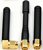 Antenne cellulaire mini en caoutchouc de 48 mm avec connecteur SMA droit ou à angle droit, gain de 3,5 dBi, indice de protection IP66, fixation par vis pour GSM 3G 4G LTE