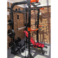 WENDY Appareil de fitness commercial multifonctionnel, Machine Smith, Rack à squats, Power Rack pour salle de sport à domicile