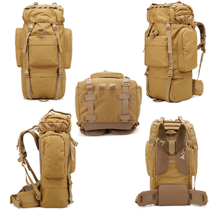 Trekking Camouflage Oxford Camping Sports Travel Molle <strong>Rucksack</strong> <strong>Large</strong> Capacity Waterproof 70L Tactical Backpack - Product Image 3