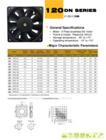 Ventilateur de serveur JEEK 12038 120 mm 12 V 1,41 A 4200 tr/min à haute vitesse pour le refroidissement des racks de centre de données et des calculs GPU