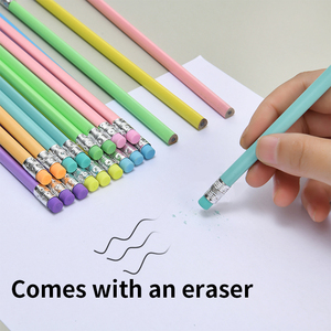 Pensil Promosi HB Hitam Stylish, Dapat Disesuaikan dengan Logo, Bentuk Segitiga, Bodi Plastik, Desain Gratis, Standar Digital - Product Image 4