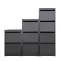 Meubles de bureau Protection anti-basculement Rangement en acier Armoire de rangement en métal à 4 tiroirs
