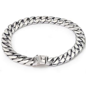 <span class=keywords><strong>Collar</strong></span> de metal para perro, cadena de metal de acero inoxidable de 32mm, moda al por mayor - Product Image 4