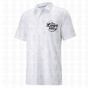 Chemises de golf pour hommes personnalisées de qualité supérieure avec impression par sublimation, tissu tricoté respirant de haute qualité pour l'été, vente en gros - Product Image 3