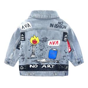 Jaket Jeans OEM untuk Anak-anak yang Dapat Dikustomisasi, Jaket Jeans Fashion untuk Balita, Jeans Anak Laki-laki, Jaket Denim Remaja - Product Image 1