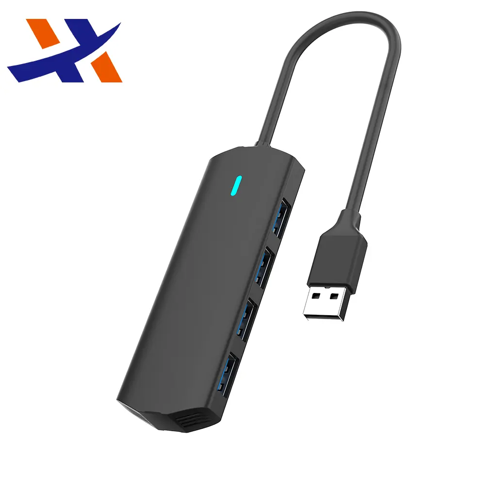 Venta al por mayor mejor oferta especial 4 en 1 USB A Port Hub Splitter Adapter 480Gbps USB2.0 para la estación de acoplamiento del ordenador portátil por