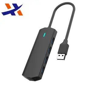 Vente en gros meilleure offre spéciale 4 en 1 USB A Port Hub Splitter Adaptateur 480Gbps USB2.0 pour station d'accueil pour ordinateur portable por