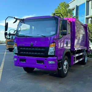 HOWO รถขยะดีเซล8-10cbm ทำความสะอาดใหม่4*2รถขนขยะบีบอัด6ล้อ - Product Image 2