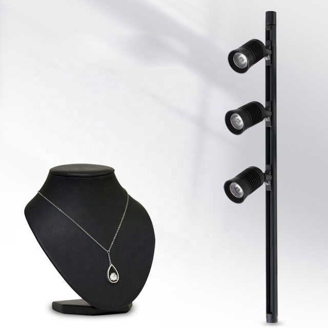 Modern Luxury Jewelry & Watch Display Cabinet LED Mini Track Light Spotlight with Adjustable Height High CRI 85 Dimmable