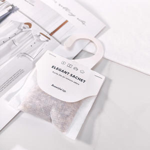 Aromathérapie garde-robe crochet Sachet Rose lavande parfum longue durée Art déco Design pour la maison chambre stockage de vêtements - Product Image 2